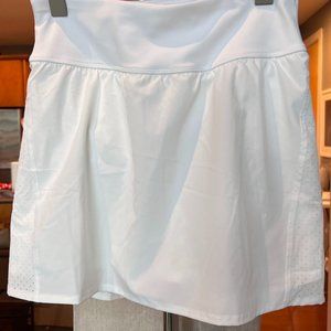 White Spanx Tennis Skirt